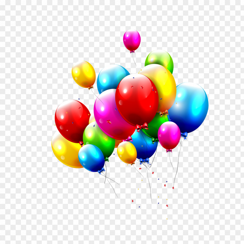 Colored Balloons English Balloon Download PNG