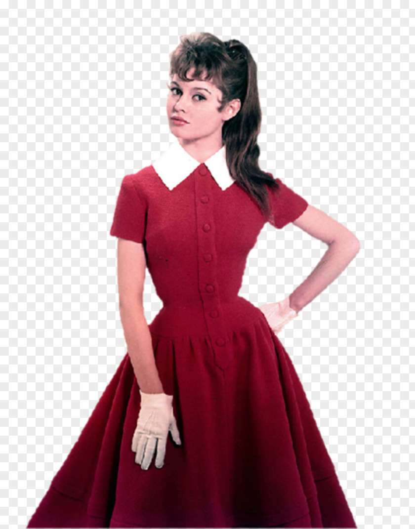 Dress Brigitte Bardot 1950s Fashion 1940s PNG