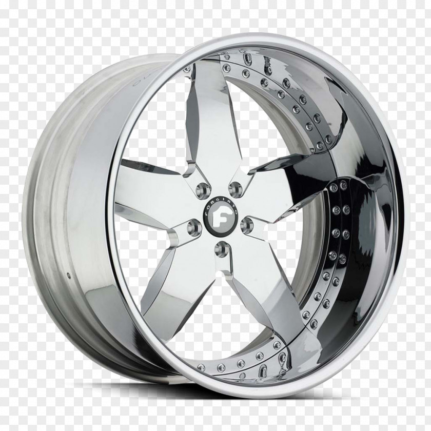 Forgiato Alloy Wheel Google Chrome Rim PNG