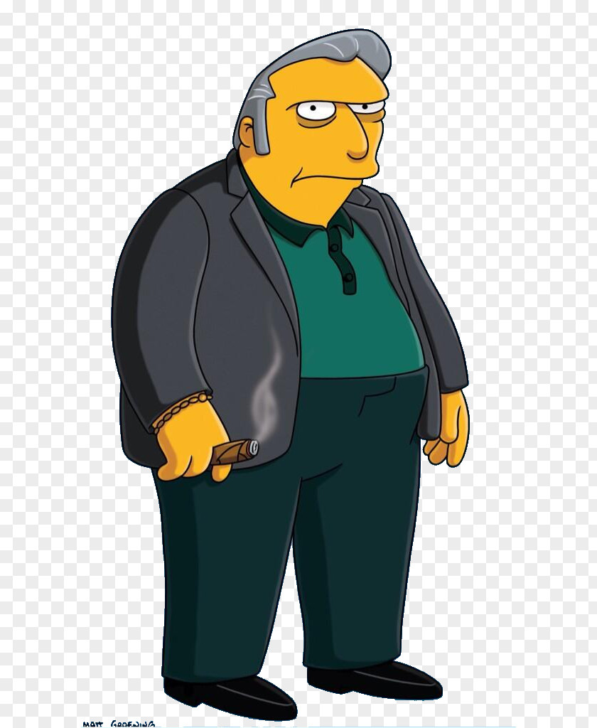 Bart Simpson Fat Tony Homer Moe Szyslak The Simpsons PNG