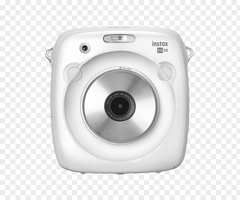 Camera Digital Instant Fujifilm Square SQ10 W White Photographic Film Instax PNG