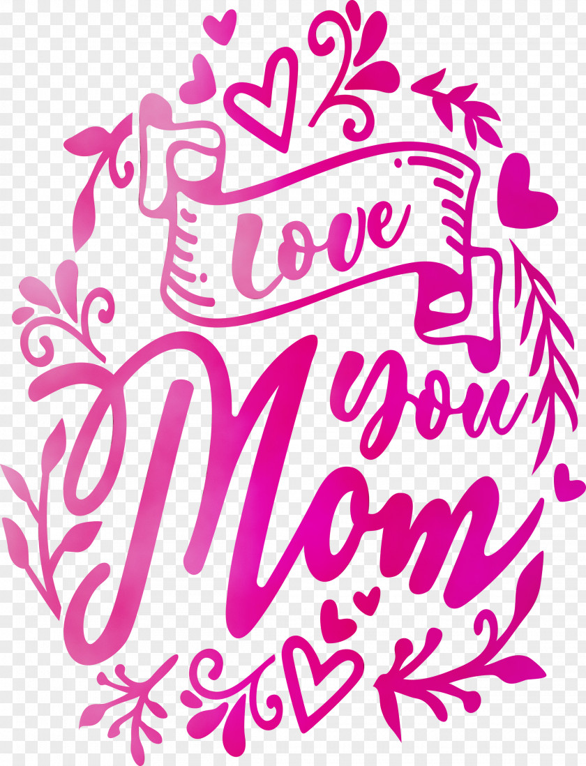 Pink Text Font Magenta Calligraphy PNG
