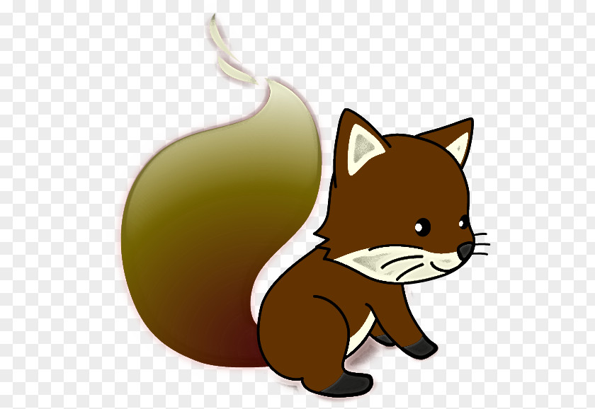 Squirrel Animation Cartoon Cat Red Fox Clip Art Tail PNG