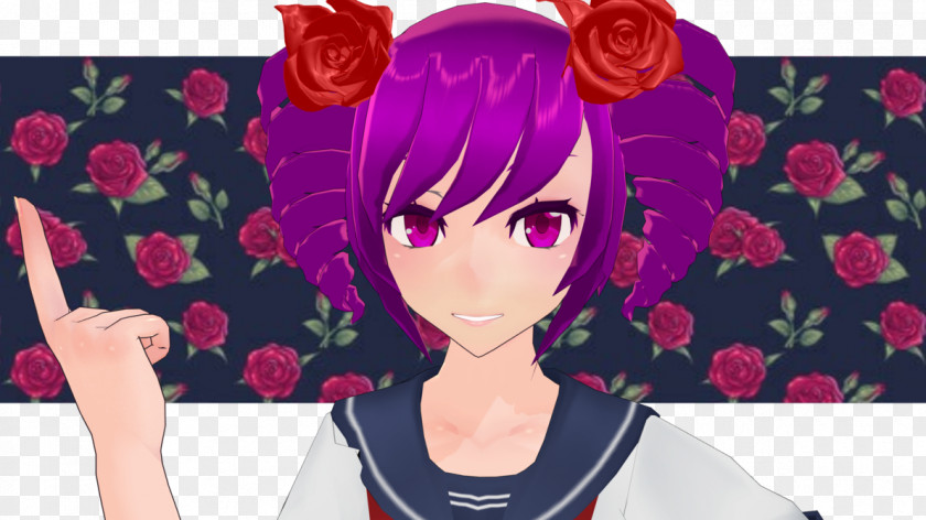 Summer Texture Yandere Simulator Wiki Character Black Hair PNG