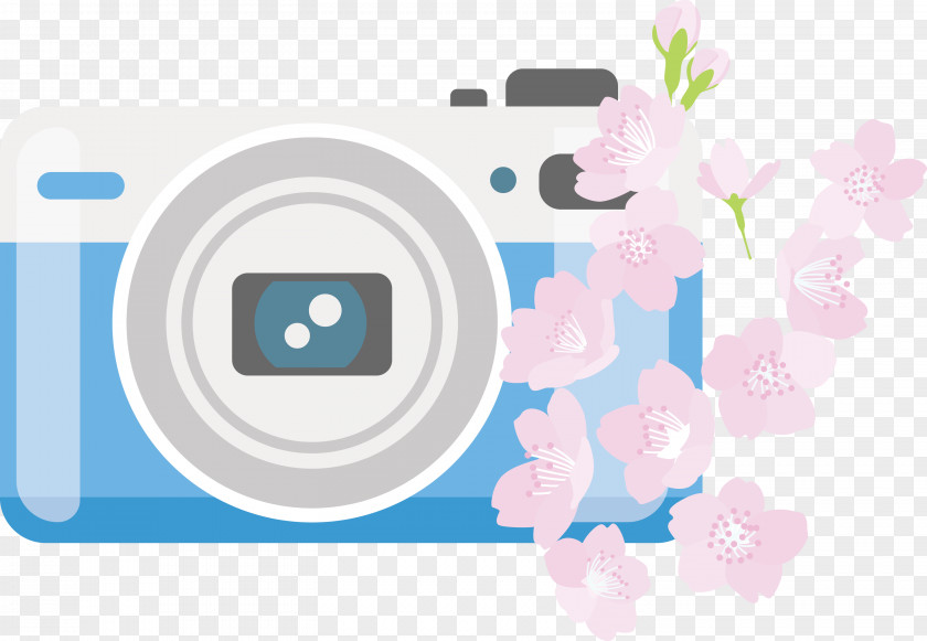 Camera Flower PNG