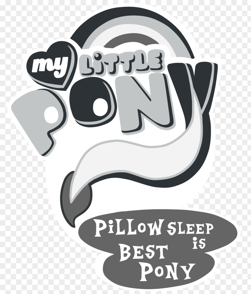 Design Logo Brand Pony PNG