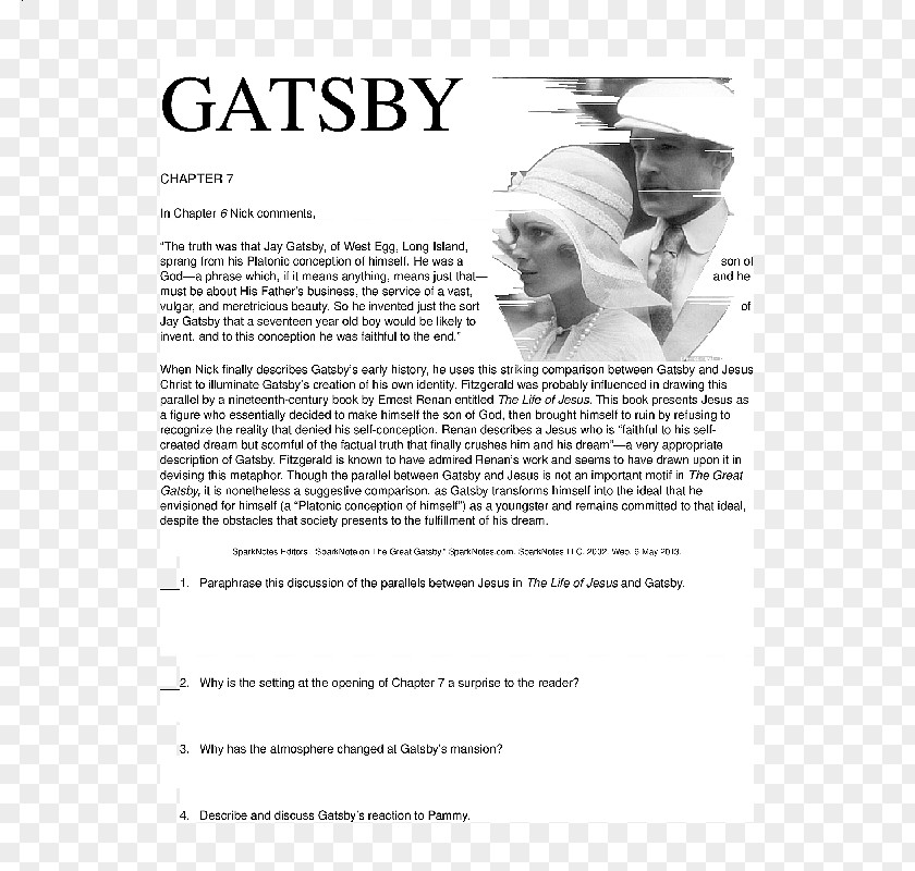 Great Gatsby Logo The Book Chapter Analysis Dog PNG