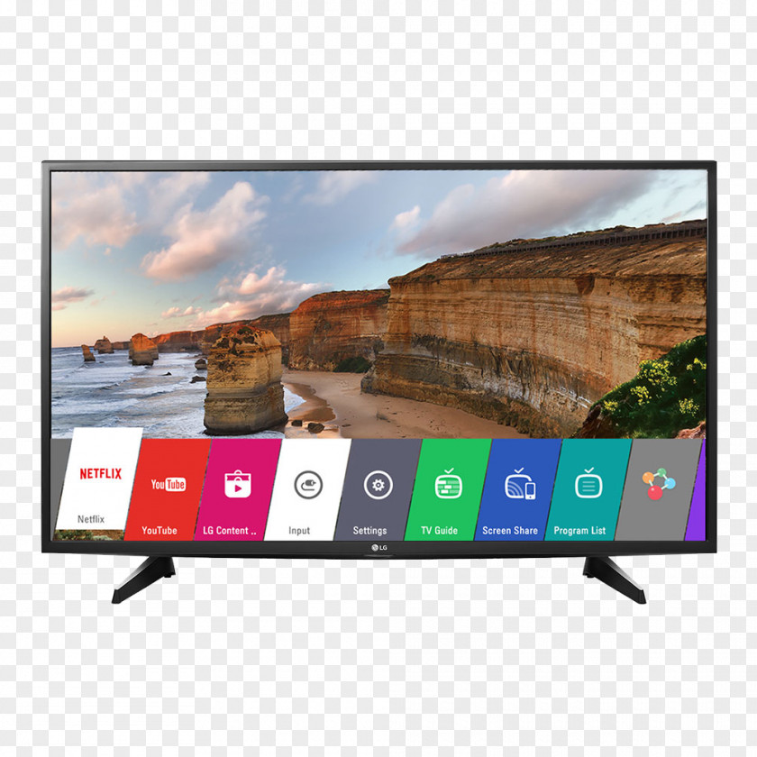 Lg LED-backlit LCD Smart TV Television Set High-definition LG Electronics PNG