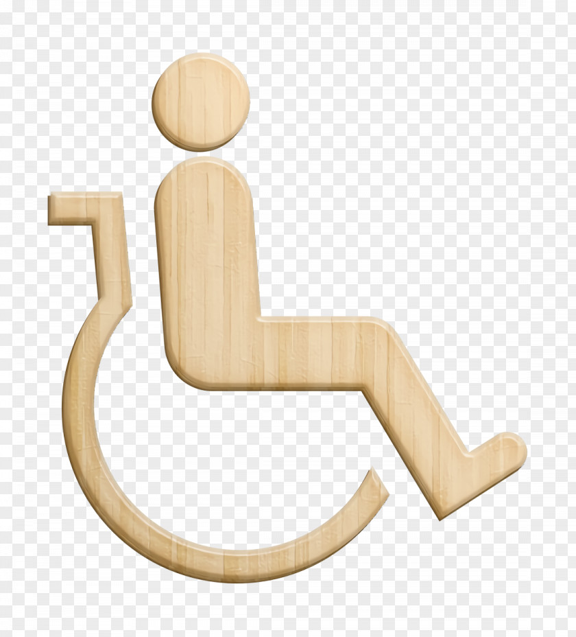 Symbol Wood Accessible Icon Adapted Chairbound PNG