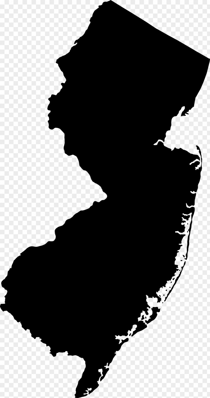 T-shirt New Jersey Map Clip Art PNG