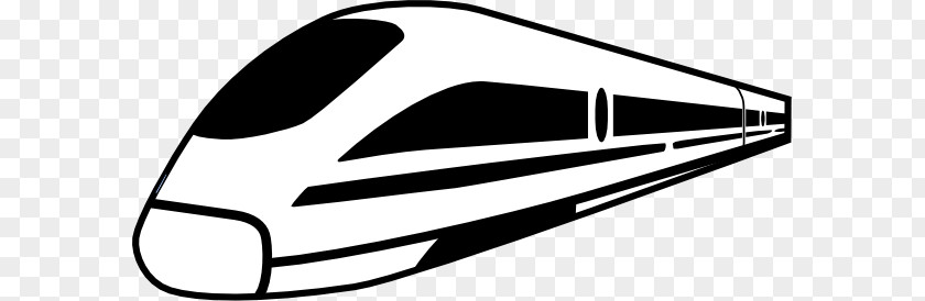 Train Outline Rapid Transit Rail Transport Clip Art PNG