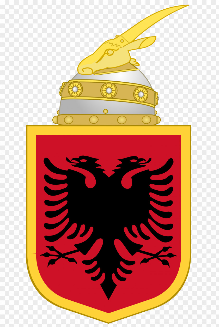 Arm Flag Of Albania Coat Arms Albanian Kingdom PNG