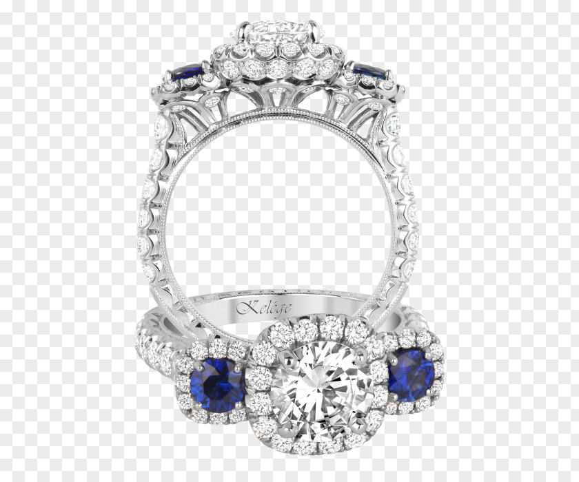 Creative Wedding Rings Ring Sapphire Engagement PNG