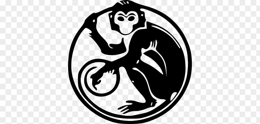 Monkey Chinese Zodiac Symbol Astrological Sign Calendar PNG