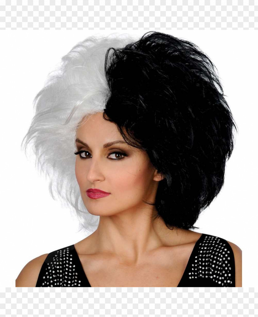 Wig Glenn Close Cruella De Vil 101 Dalmatians Dalmatian Dog PNG