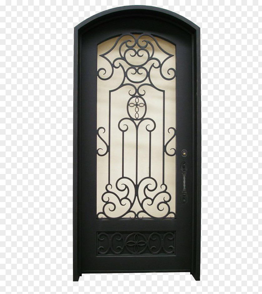 Iron Wrought Door Window Gate PNG