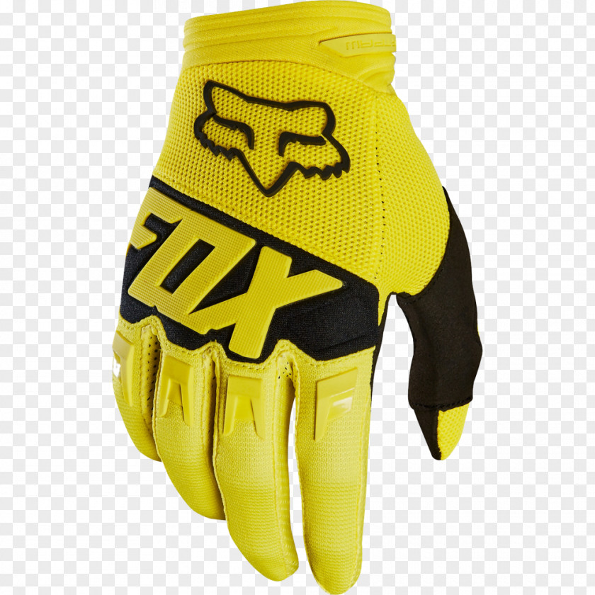 Motocross Fox Racing Dirtpaw Race Gloves Youth Motorcycle PNG
