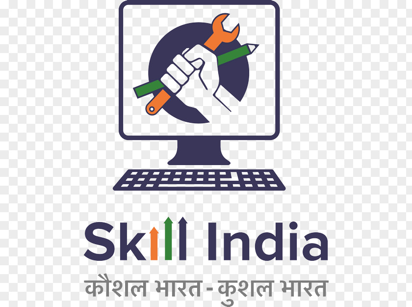 Skill India Logo Ministry Of Development And Entrepreneurship Government LOGISTICS SECTOR SKILL COUNCIL PNG