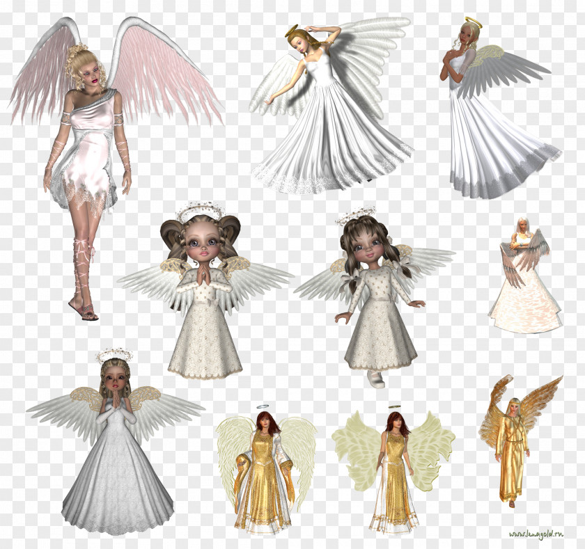 Angel M Costume Design Figurine PNG