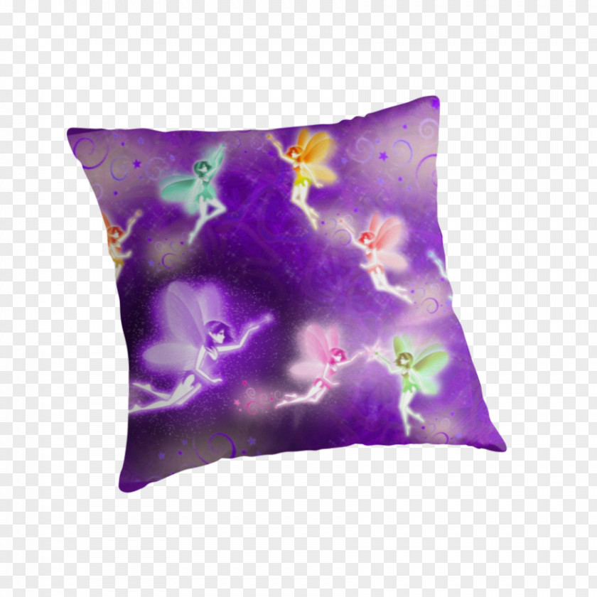 Pillow Throw Pillows Cushion Purple Dye PNG