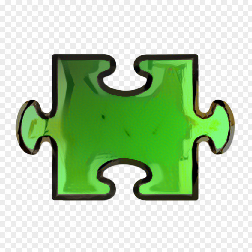 Symbol Jigsaw Puzzle Background Green PNG