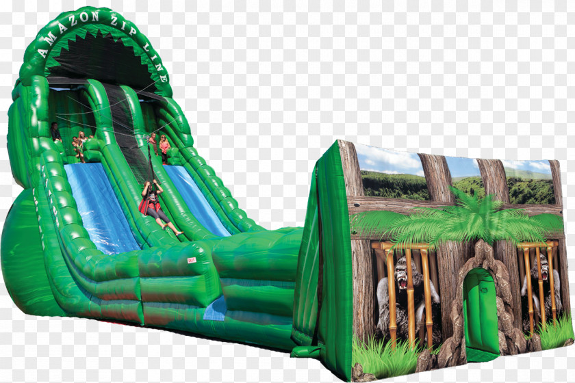 Zip-line Inflatable Bouncers Game Zorbing PNG