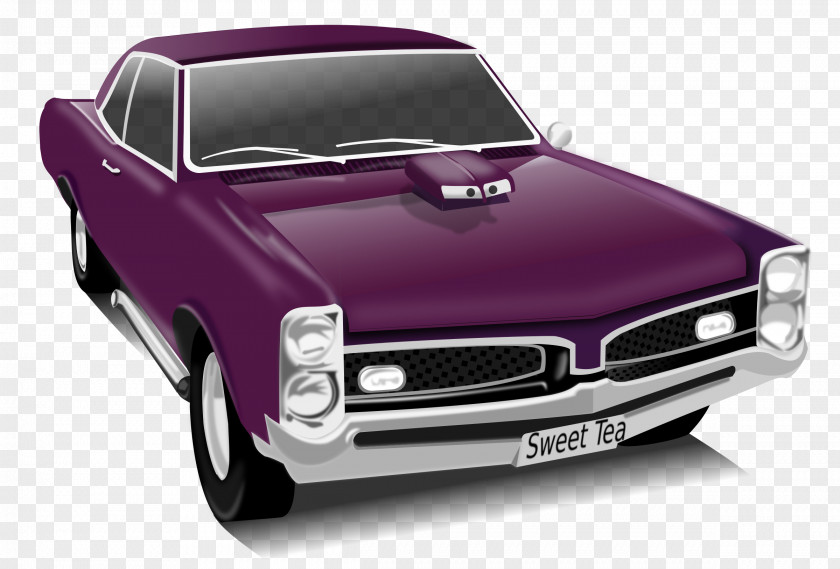 Car Classic Pontiac GTO Vintage Clip Art PNG