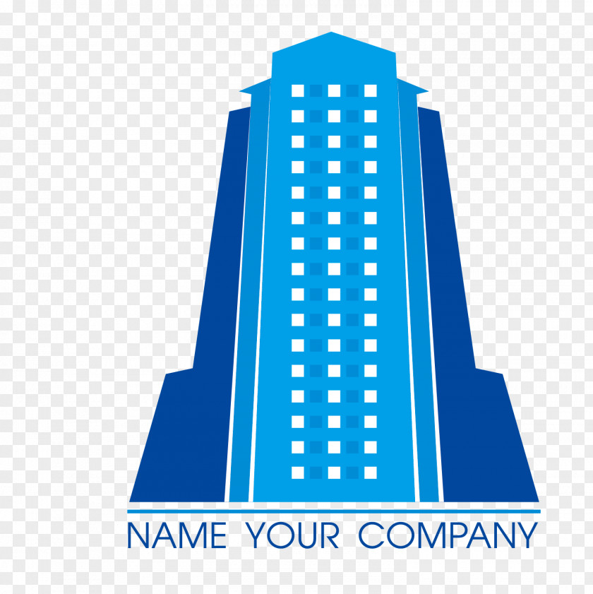 High Rise Building Logo Business PNG