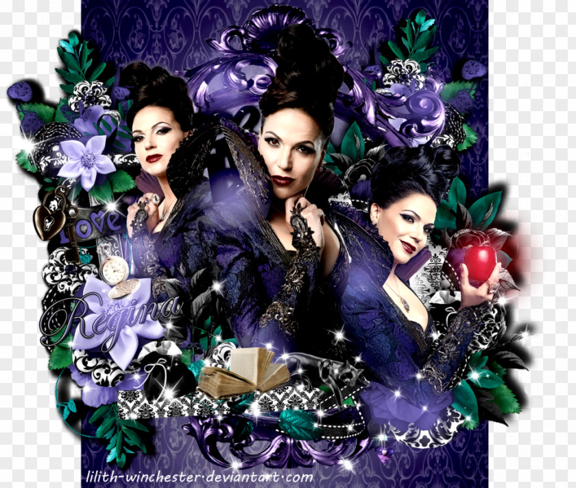 Lana Parrilla Once Upon A Time Art Poster PNG