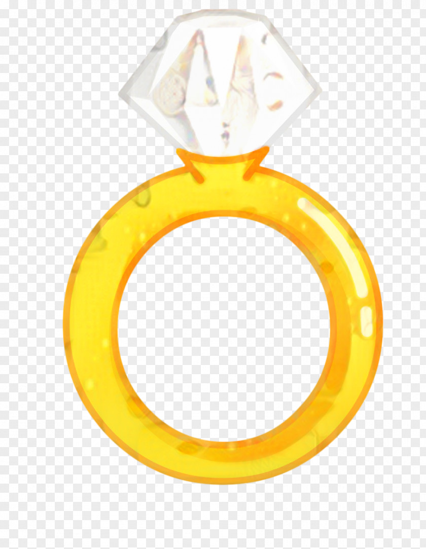 Orange Jewellery Yellow Background PNG