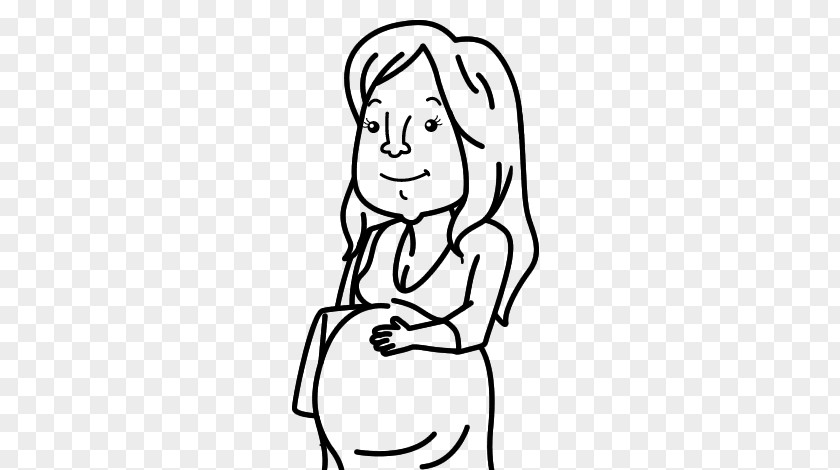 Pregnancy Coloring Book Woman Mother Child PNG