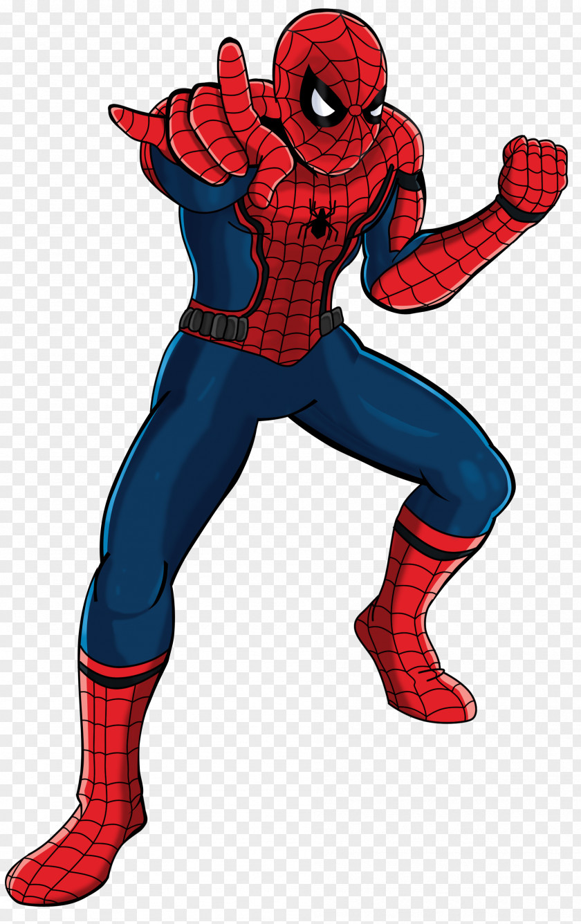Spiderman Spider-Man Captain America Black Widow Marvel Cinematic Universe Art PNG