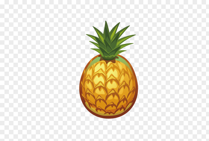 Delicious Pineapple Clip Art PNG