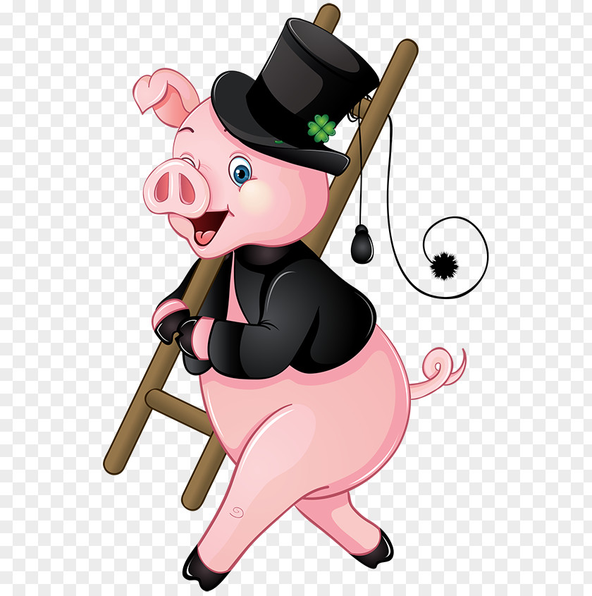 Pig Chimney Sweep Fototapet Clip Art PNG