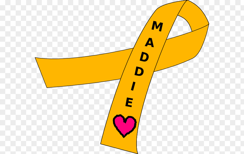 Cancer Childhood Awareness Ribbon Clip Art PNG