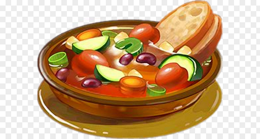 Chicken Soup Minestrone Mixed Vegetable Clip Art PNG