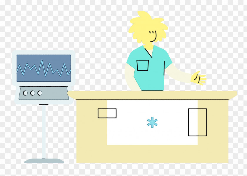 Furniture Cartoon Diagram Yellow Line PNG