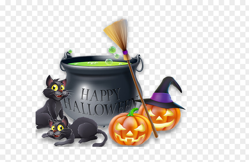 Halloween Witchcraft Clip Art PNG