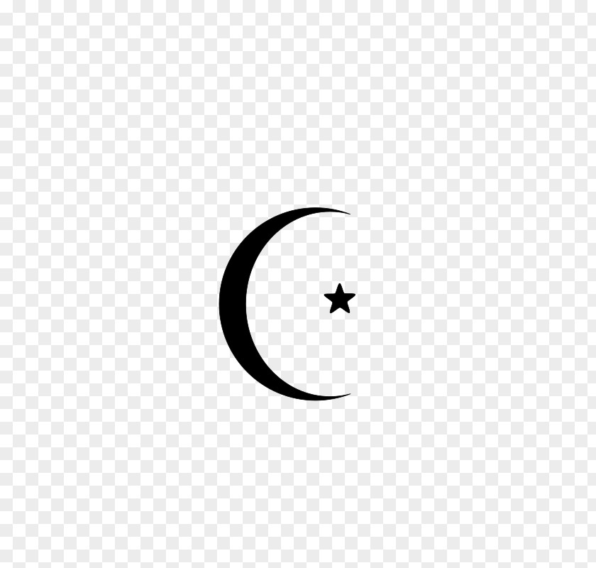 Islam Star And Crescent Moon Lunar Phase PNG
