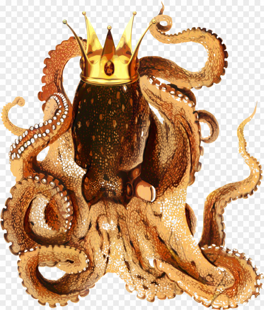 Mythology Animal Figure Octopus Cartoon PNG