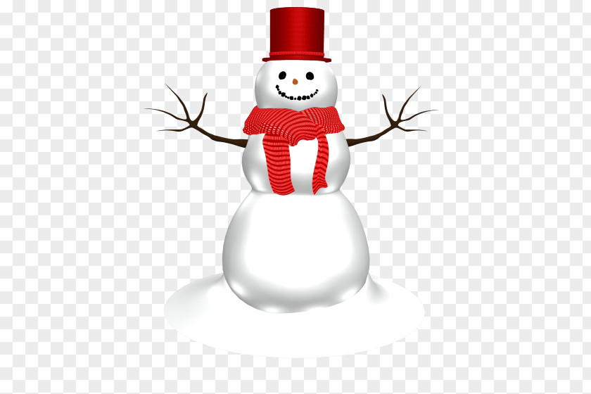 Snowman Scarf PNG