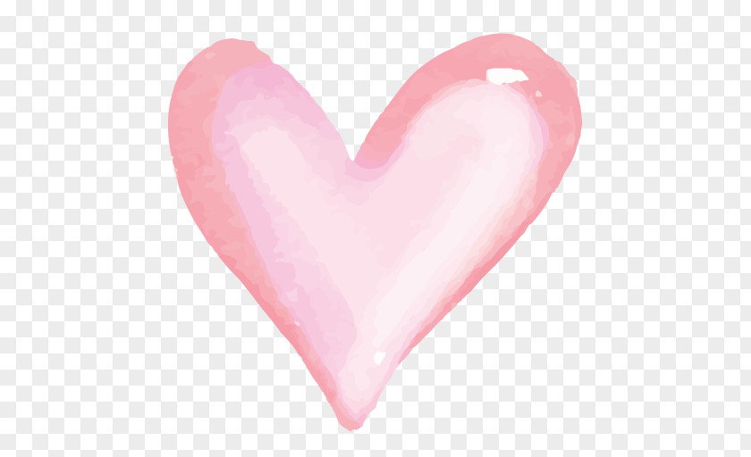 Water Color Heart Love PNG