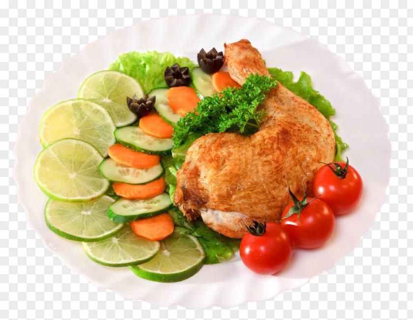 Plate Of Chicken Food Mull Red Cooking Meat PNG
