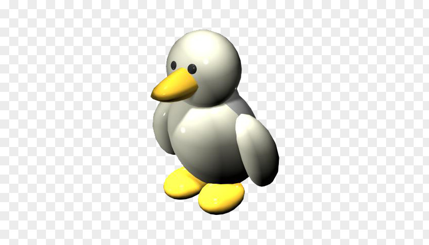 Silver Duck Daffy Animation 3D Computer Graphics PNG