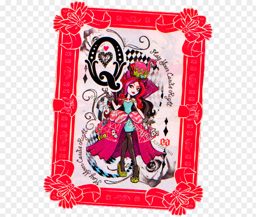 Way Too Wonderland Shuffle The Deck Ever After High Character Number Webisode PNG