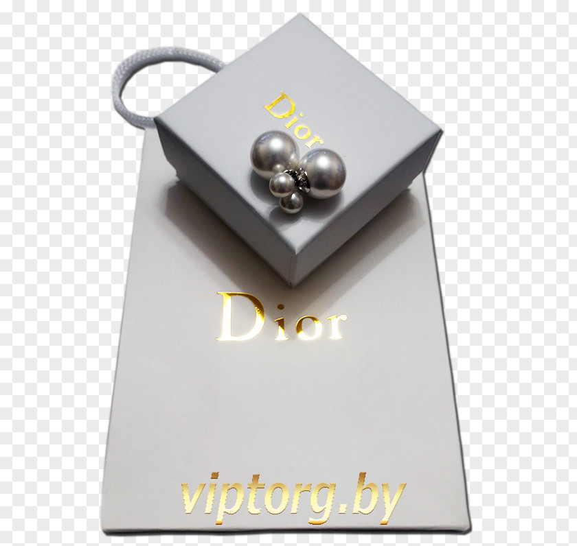 Gold Earring Pearl Christian Dior SE Bijou PNG