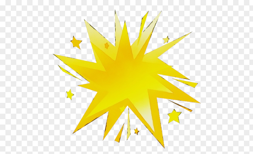 Plant Star Yellow PNG