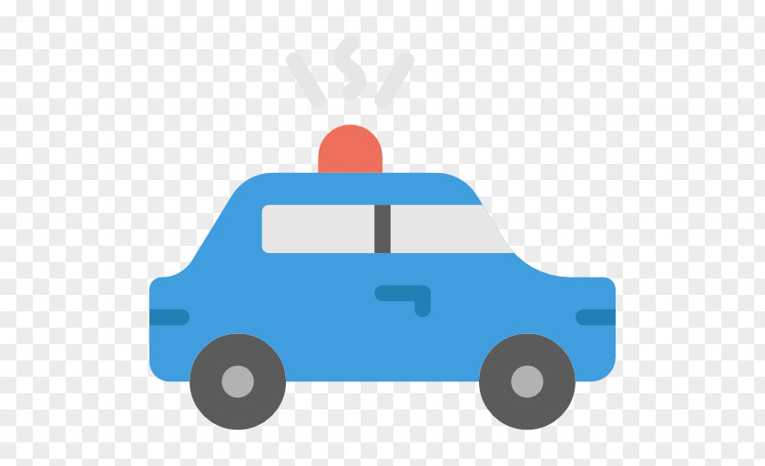 Police Car Electric Vehicle Icon PNG