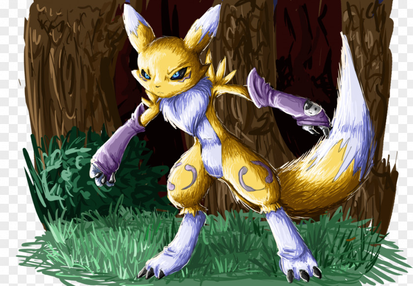 Animatic Renamon Drawing DeviantArt August 20 PNG