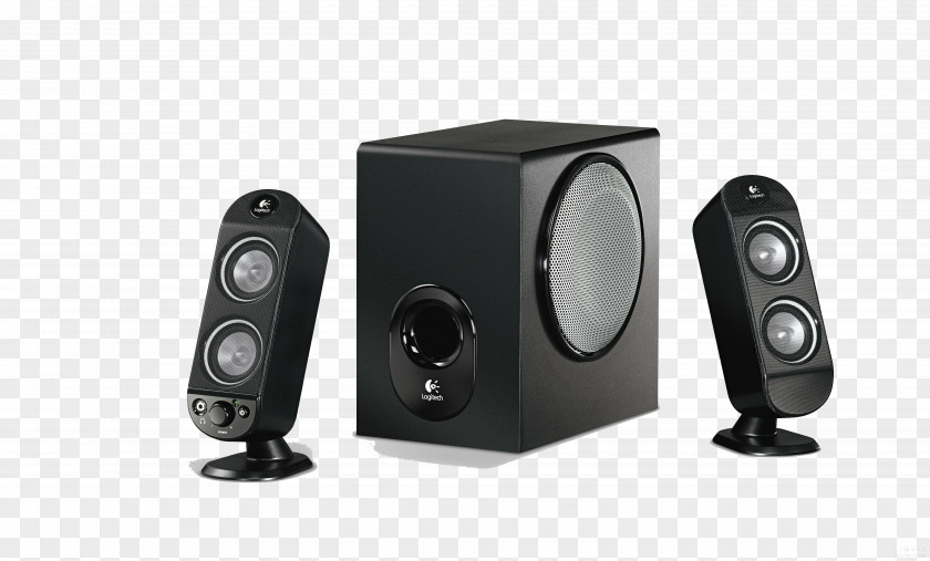 Speaker Combinations Of Physical Product Loudspeaker Computer Speakers Logitech Subwoofer Phone Connector PNG